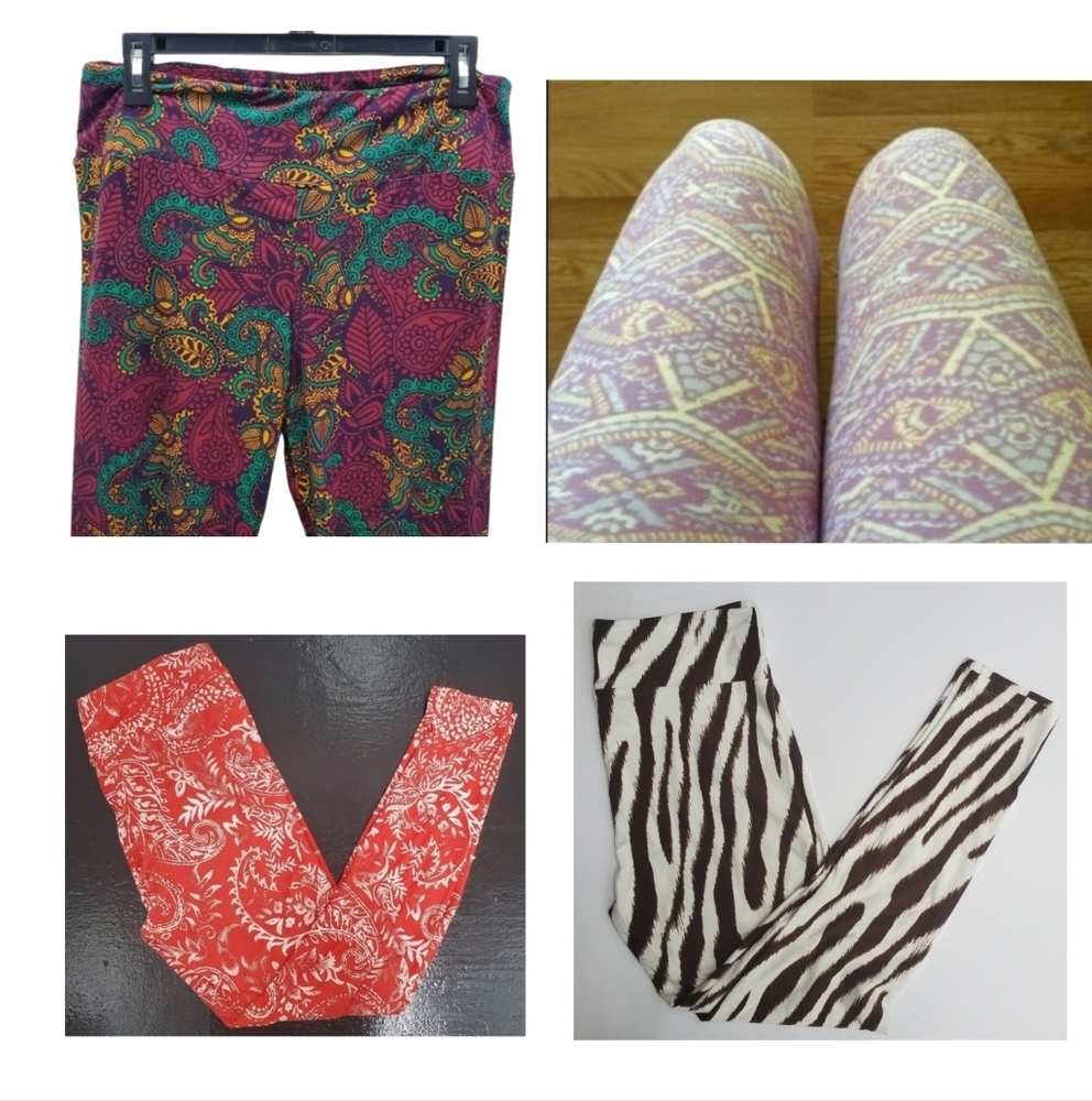 BUNDLE OF 4X Buttery Soft LuLaRoe Leggings Plus Size